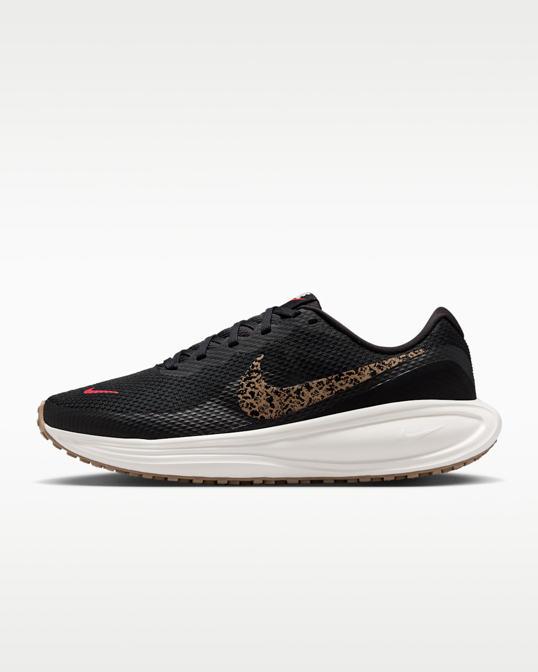 Nike Revolution 8 løpesko for vei til dame - Svart/Fusion Red/Sail/Flerfarget