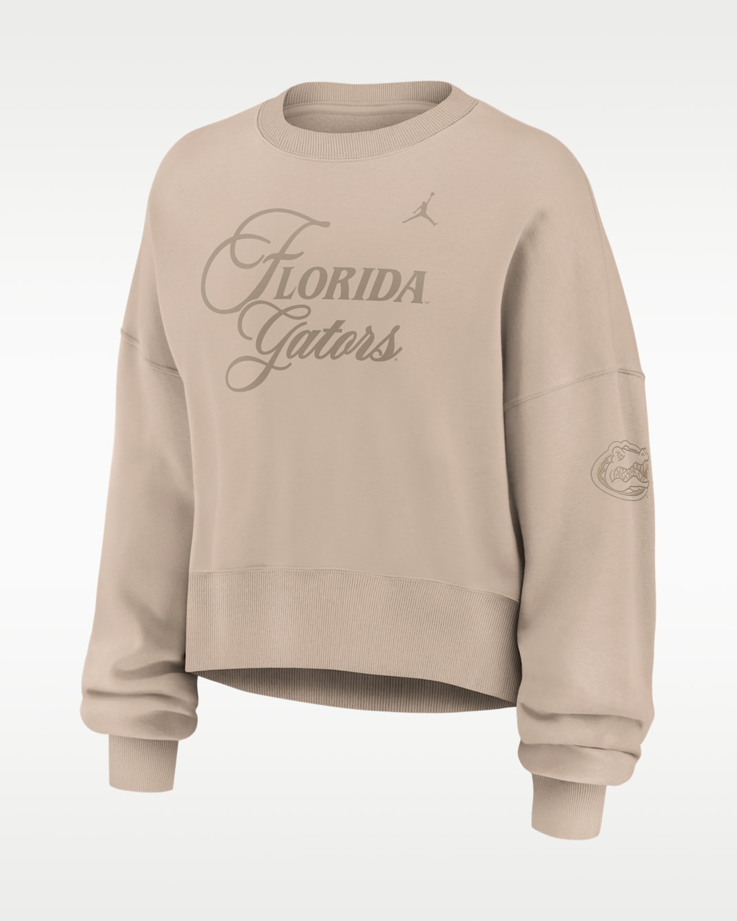 Florida Neutral Stance Collection Phoenix Women's Jordan Brand College Oversized Pullover Hoodie - Tan/Beige