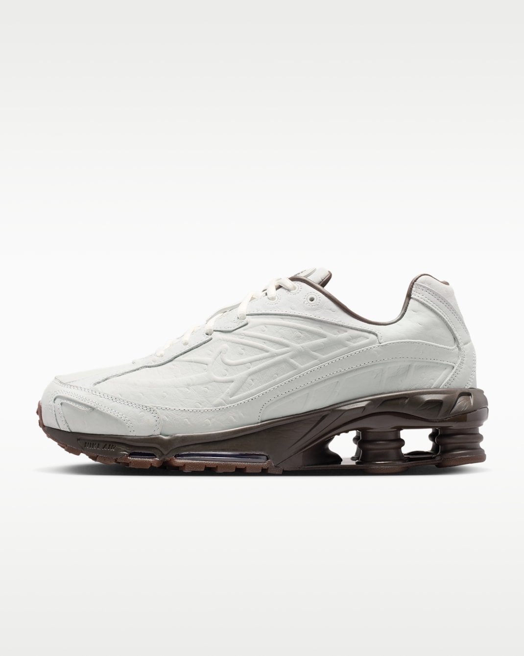Tenis para hombre Nike Shox Ride 2 Premium - Blanco cáscara de huevo/Marrón barroco/Chocolate claro/Blanco cáscara de huevo