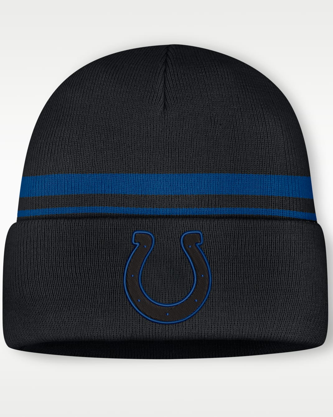 Gorro con dobladillo de la NFL Nike para hombre Indianapolis Colts Primetime Utility - Negro