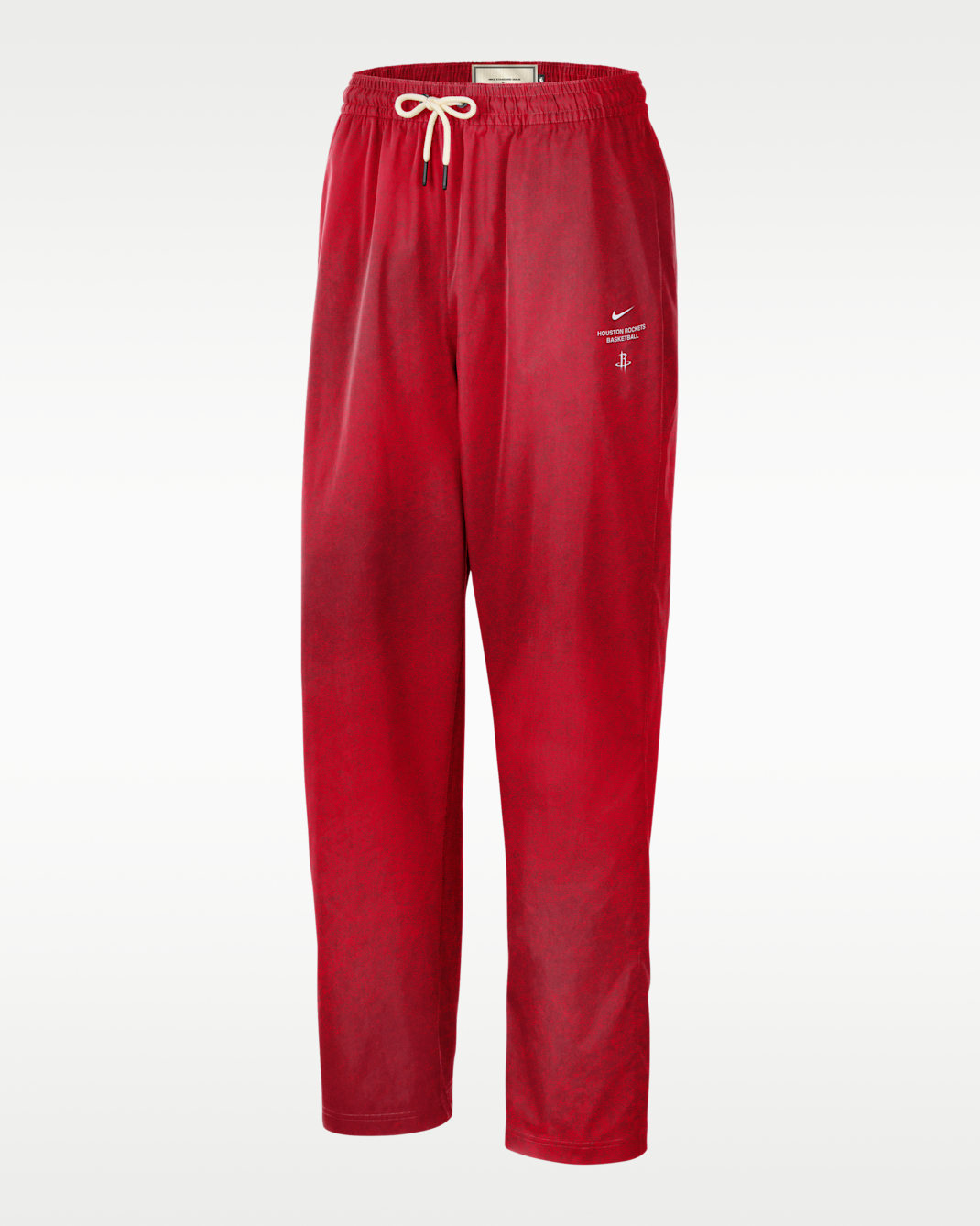 Houston Rockets Nike Standard Issue Men's Woven Basketball Pants - University Red/Amarillo/White/White