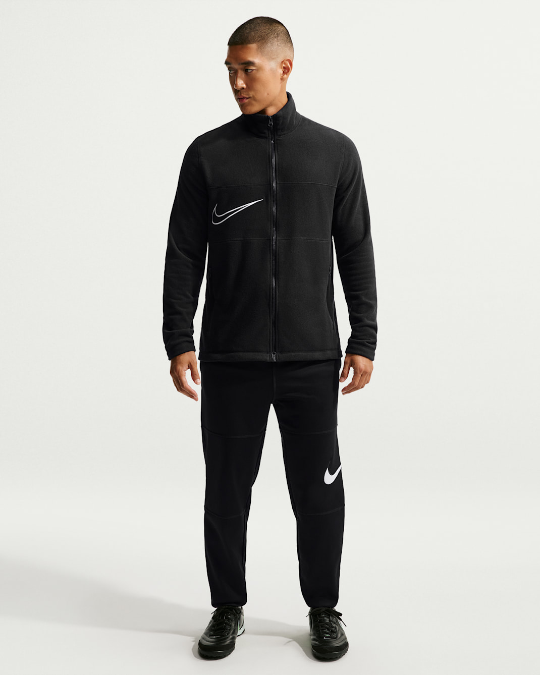 Nike Premier Men's Football Knit Trousers - Black/White
