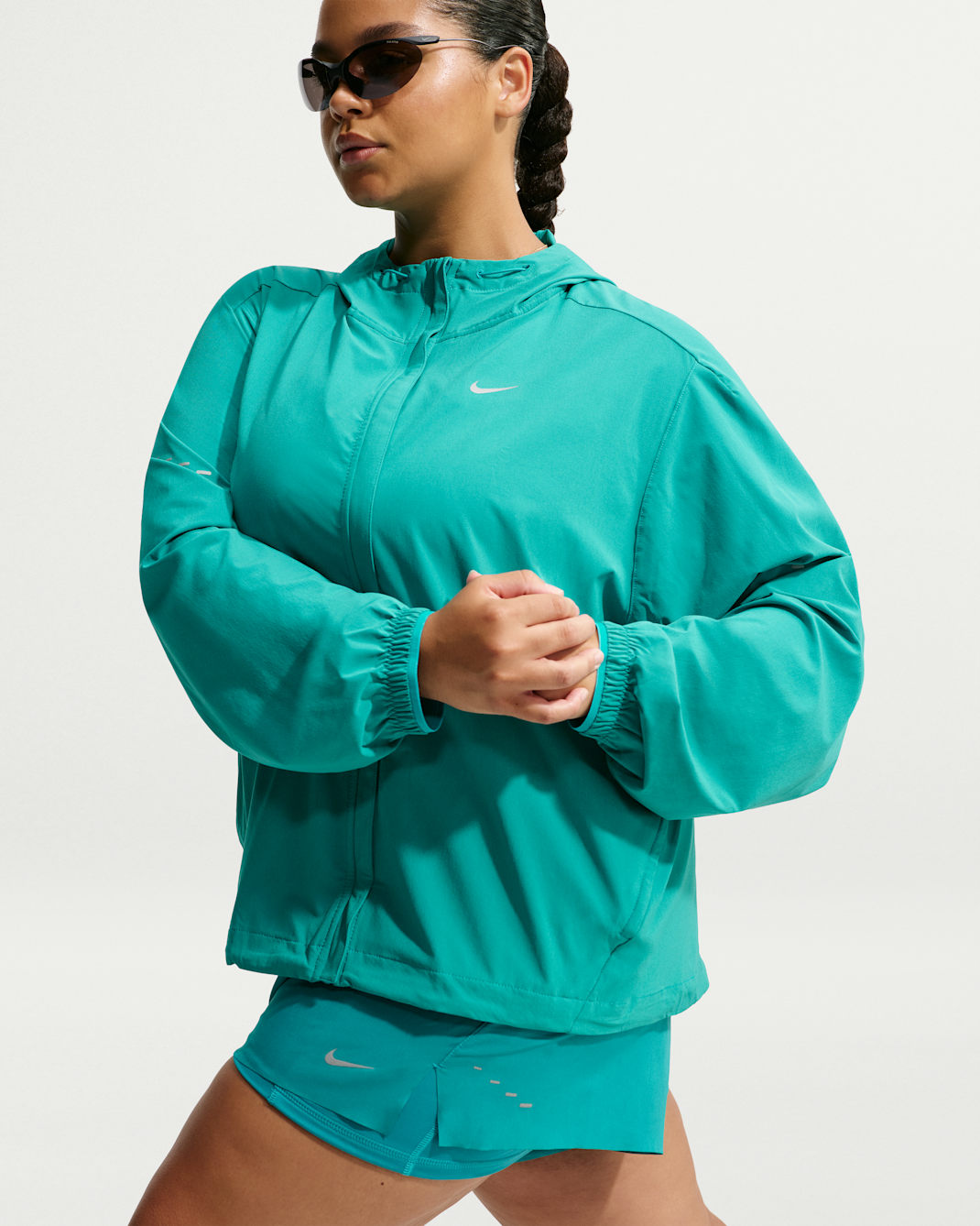 Nike Swift Women's Repel Packable Running Jacket (Plus Size) - Energy