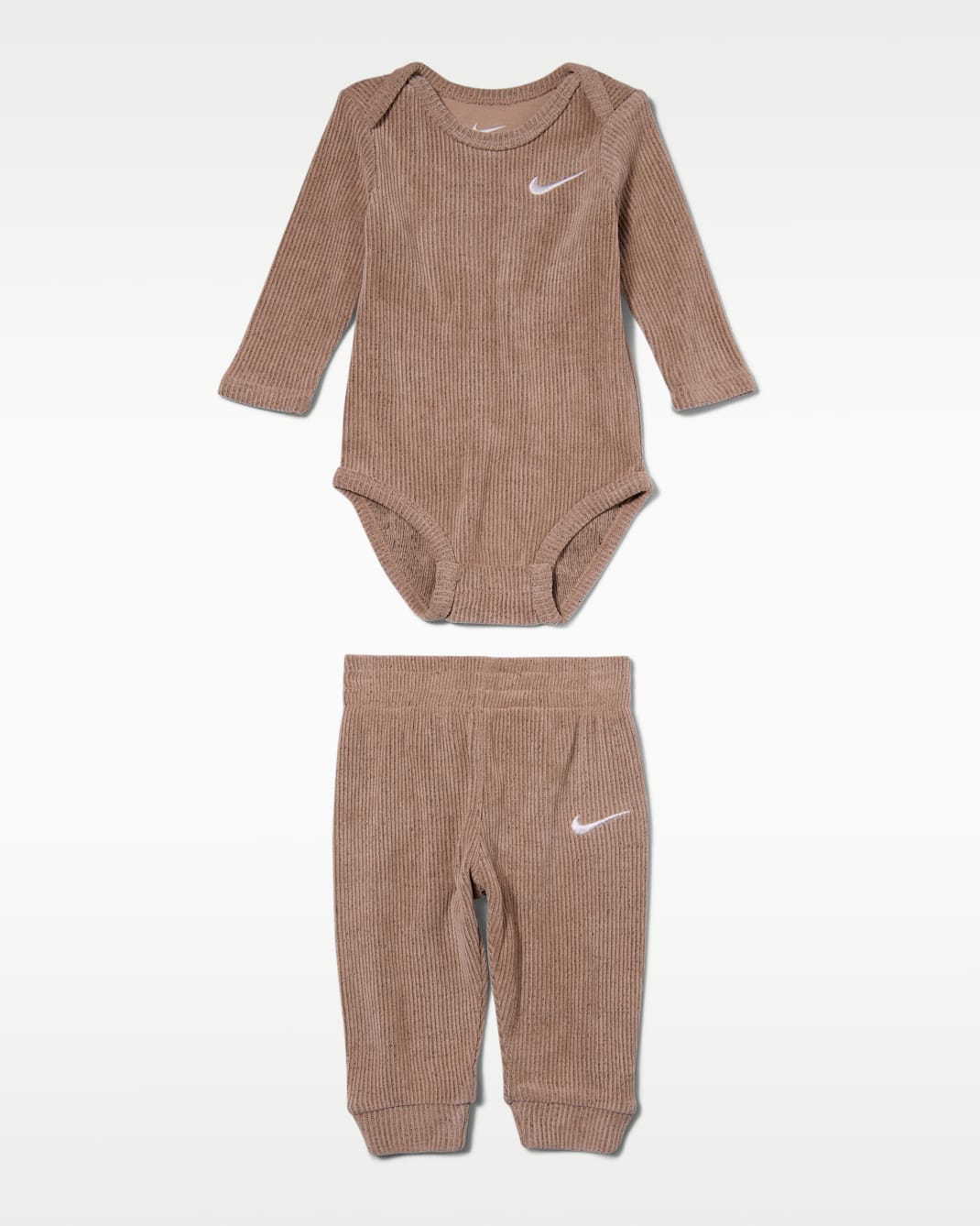 Nike Baby Essentials Baby (0-6M) Long-Sleeve Bodysuit and Pants Set - Hemp