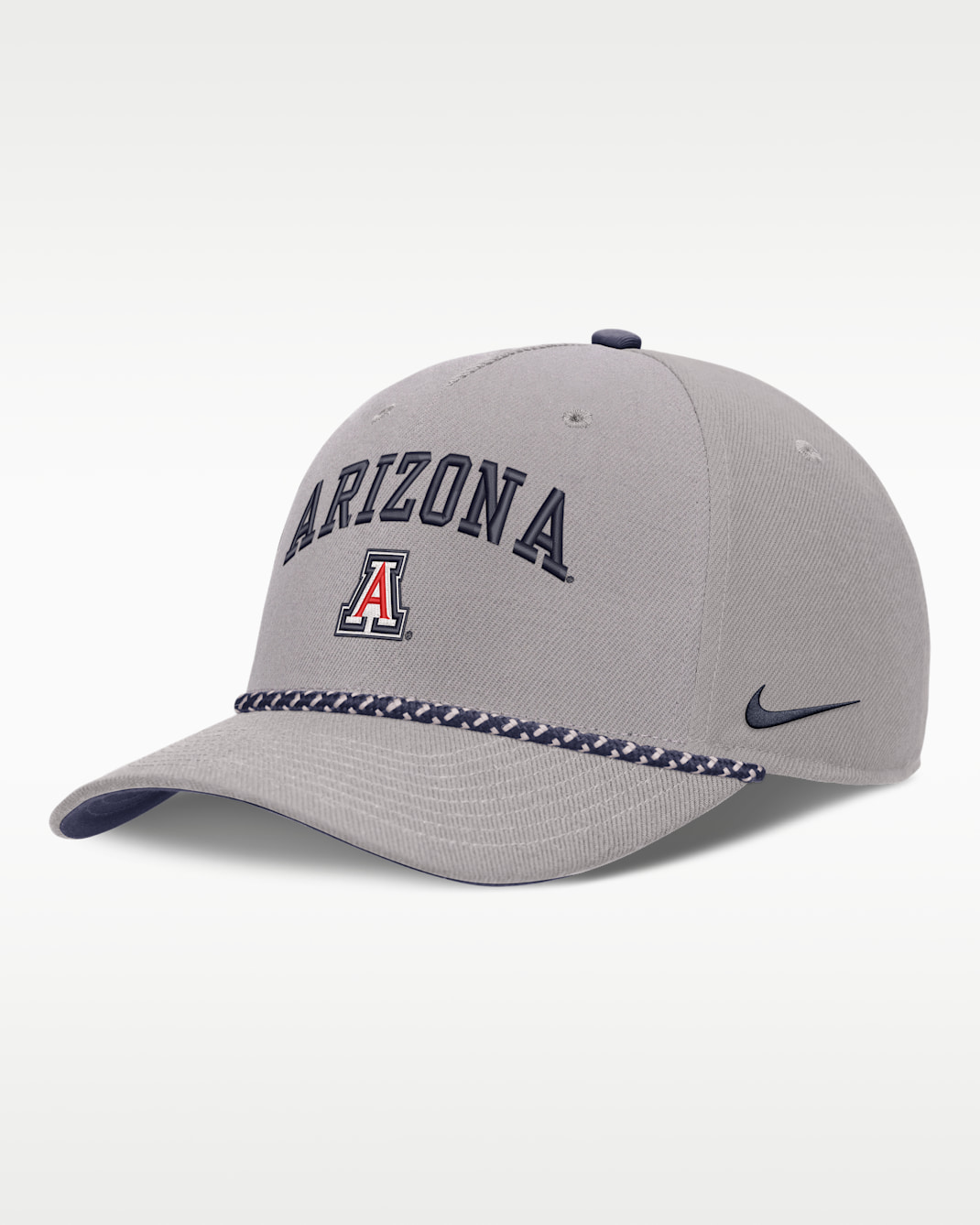 Arizona Primetime Rise Rope Men's Nike College Adjustable Hat - Grey