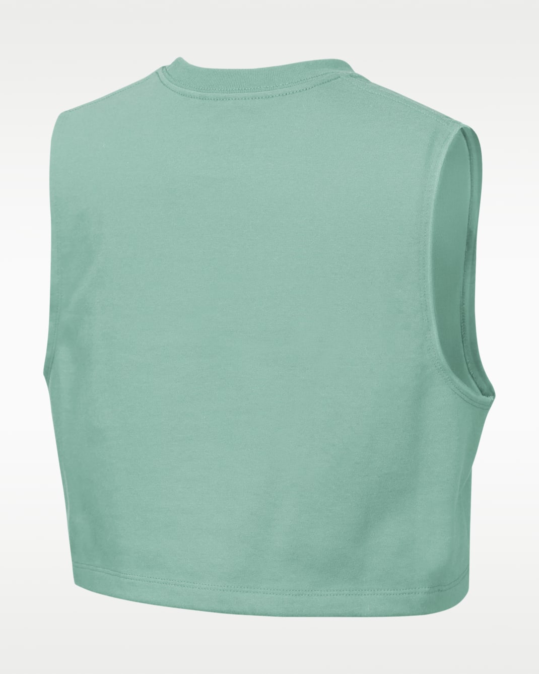 New York Liberty Nike Authentics Big Kids' (Girls') Sleeveless Cropped T-Shirt