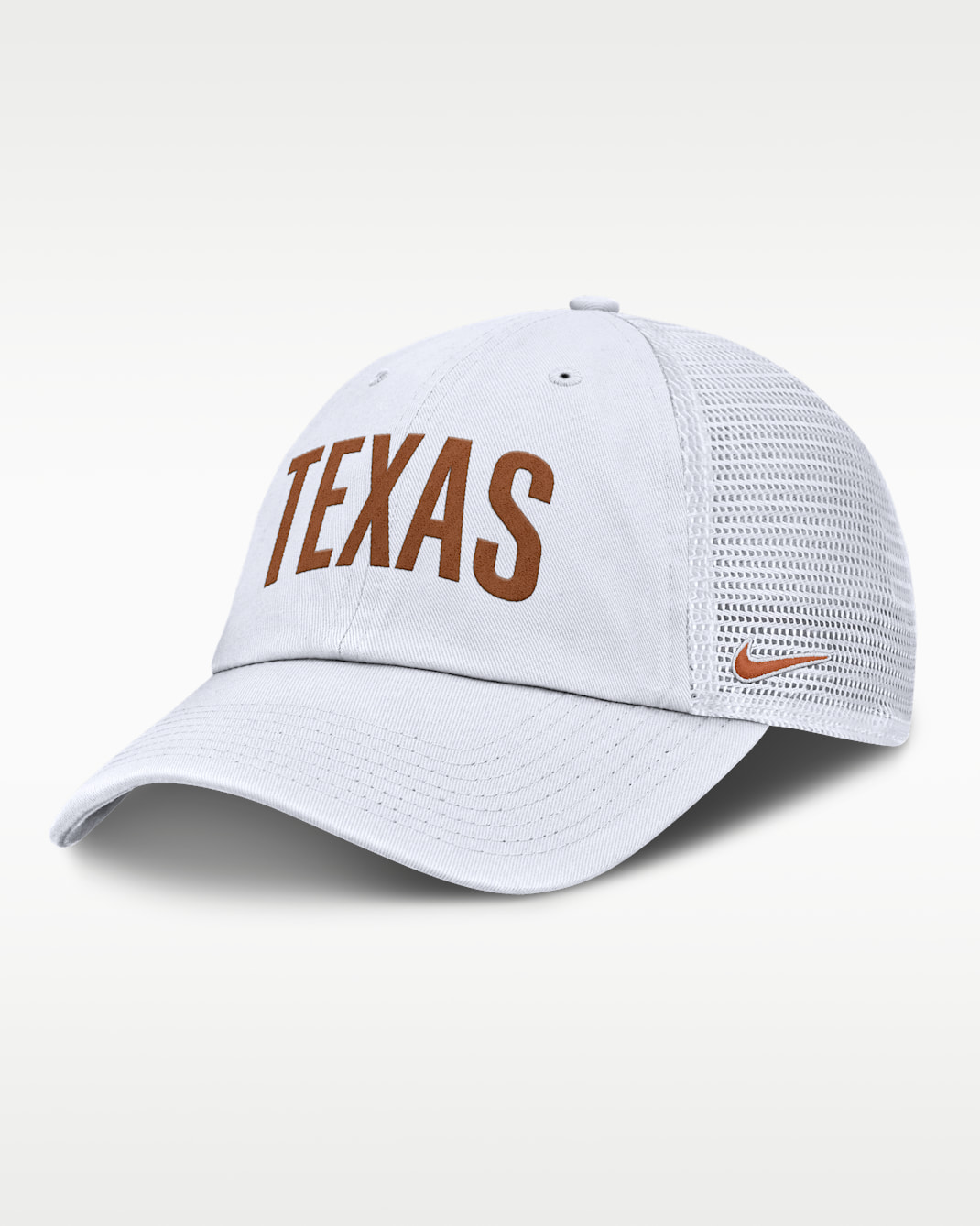 Texas Primetime Campus Club Men's Nike College Trucker Adjustable Hat - White