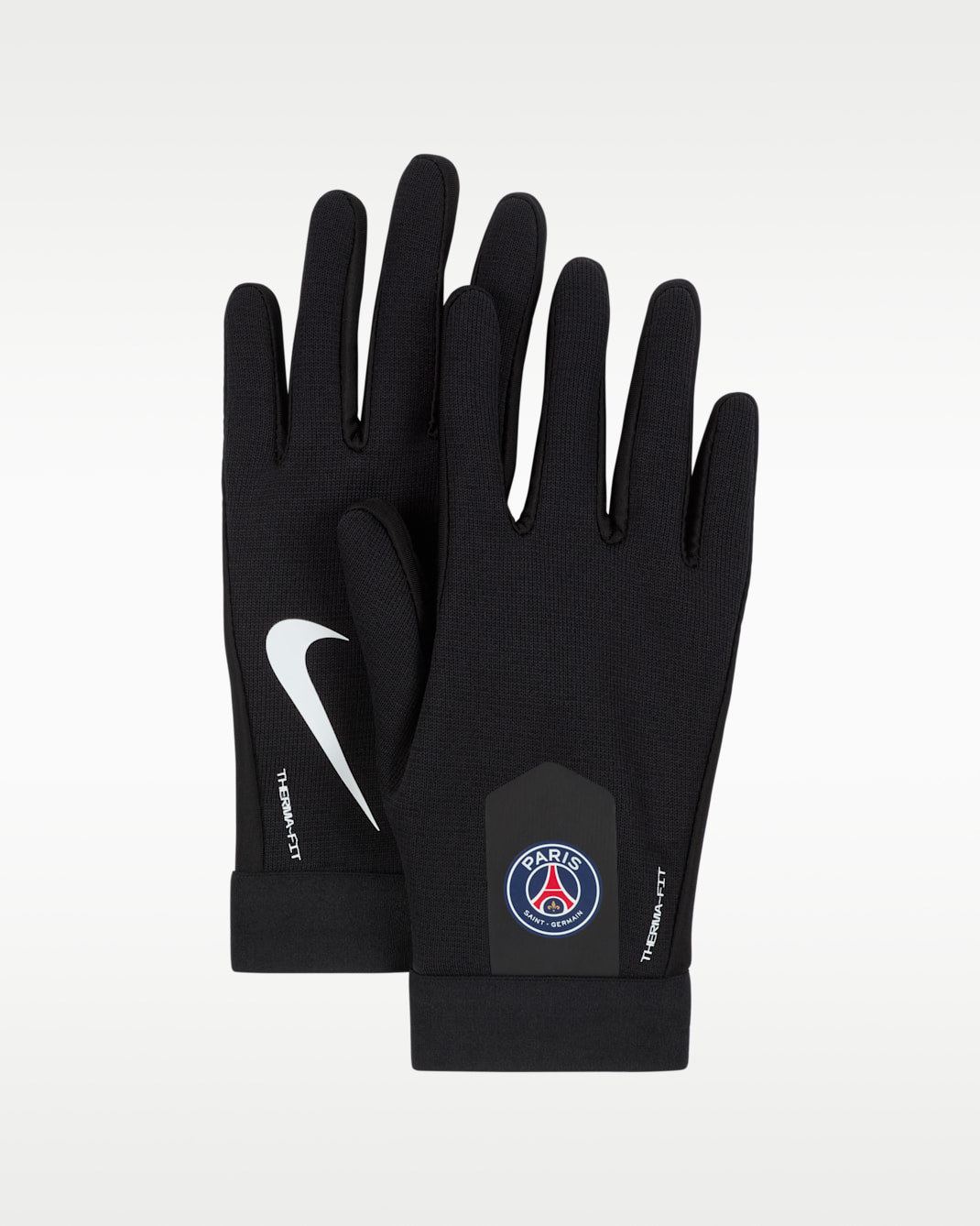 París Saint-Germain Academy Guantes de fútbol Nike Therma-FIT - Negro/Blanco