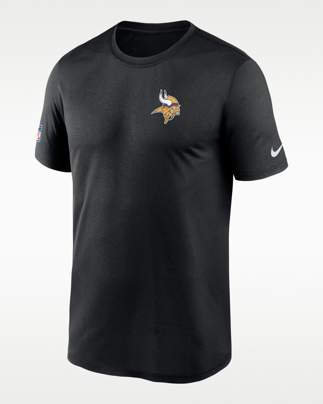 Playera Nike Dri-FIT de la NFL para hombre Minnesota Vikings Legend Small Logo - Negro