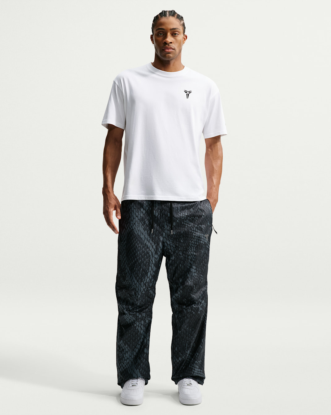 Pants de tejido Woven ligeros para hombre Kobe - Negro