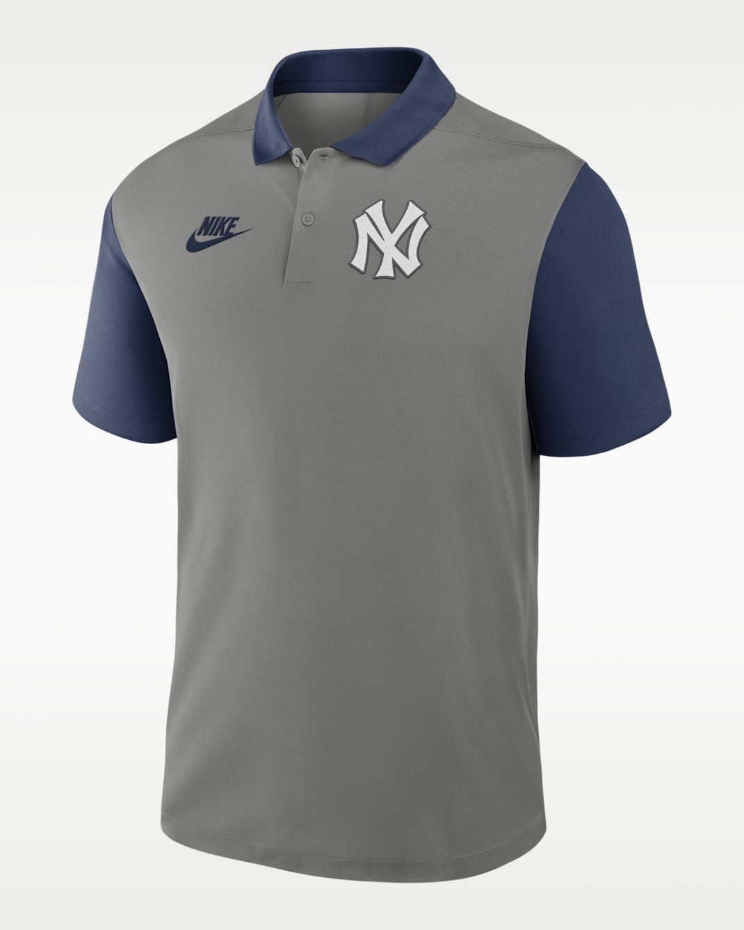 New York Yankees Cooperstown Victory Men's Nike Dri-FIT MLB Polo - Grey
