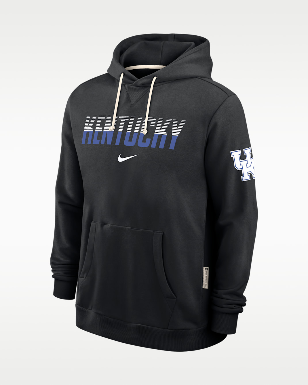 Sudadera con gorro sin cierre universitaria Nike Dri-FIT para hombre Kentucky Sideline Standard Issue - Negro