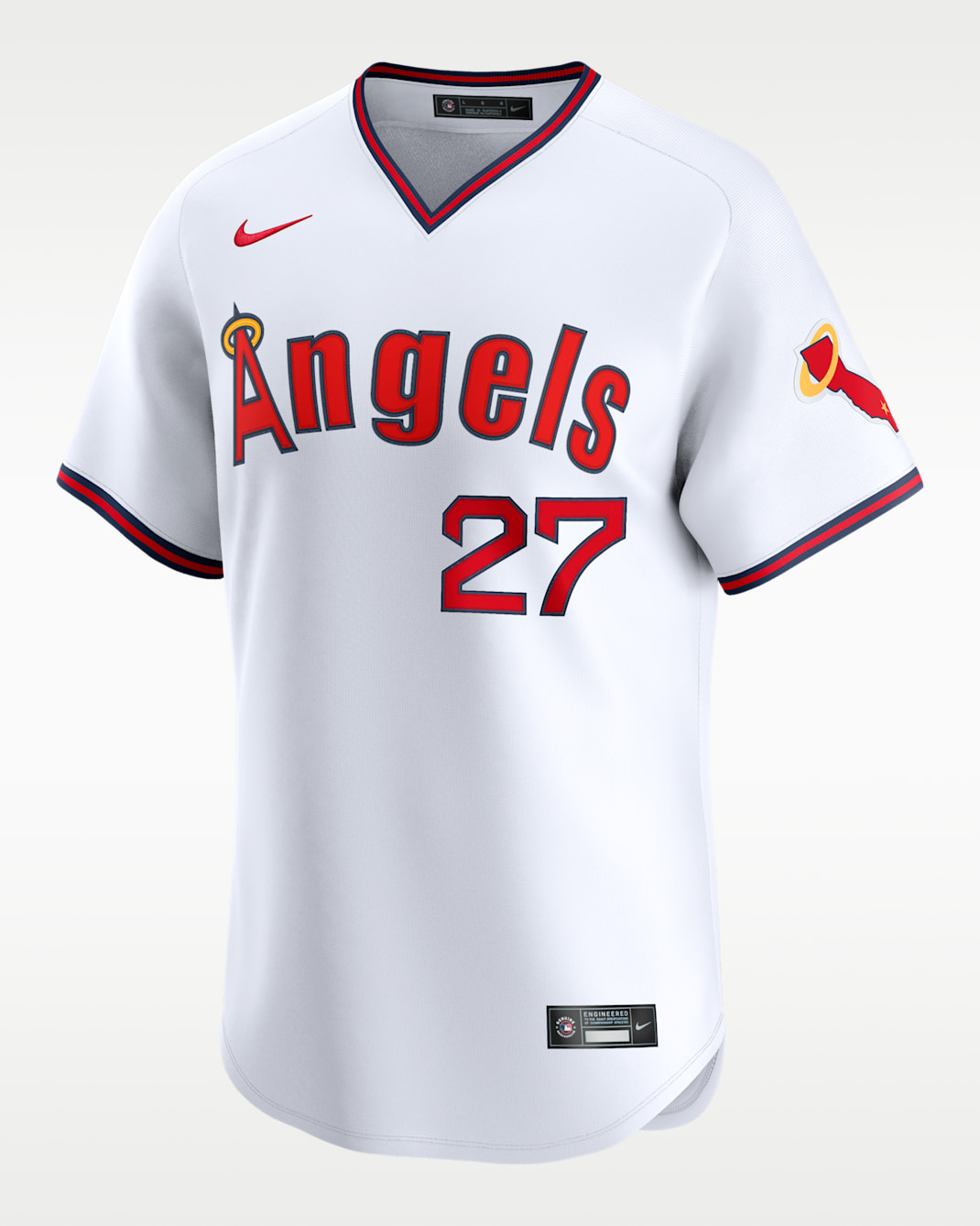 Mike Trout Los Angeles Angels Men's Nike Dri-FIT ADV MLB Limited Jersey - White