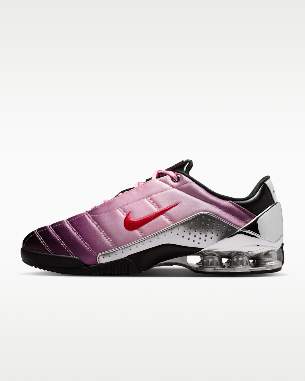 Tenis para mujer Nike Total90 Shox Magia x Forget-me-nots - Rosa tímido/Negro/Plata metalizado/Rojo universitario