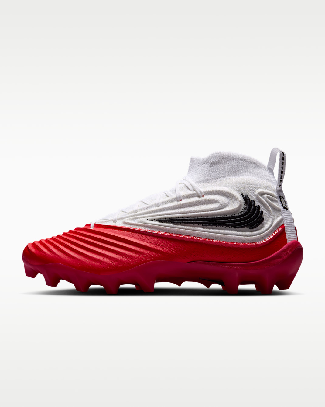 Nike Alpha Menace 5 Elite Men's Football Cleats - White/University Red/Black