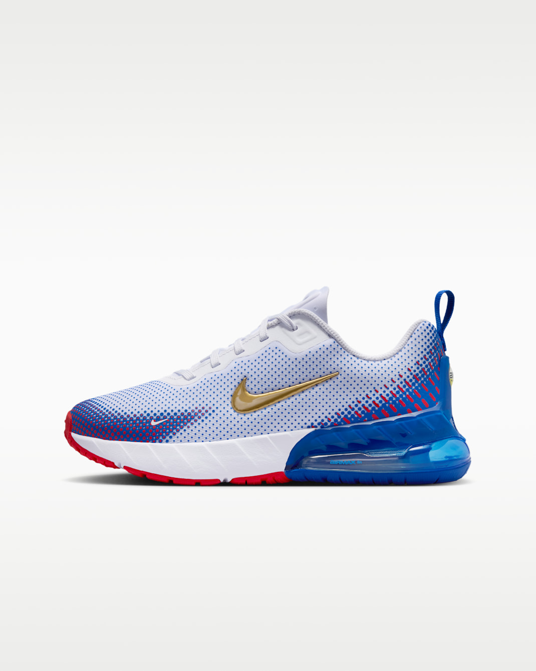 Nike Air Max Phoenix 大童鞋款 - 白色/Game Royal/University Red/Metallic Gold