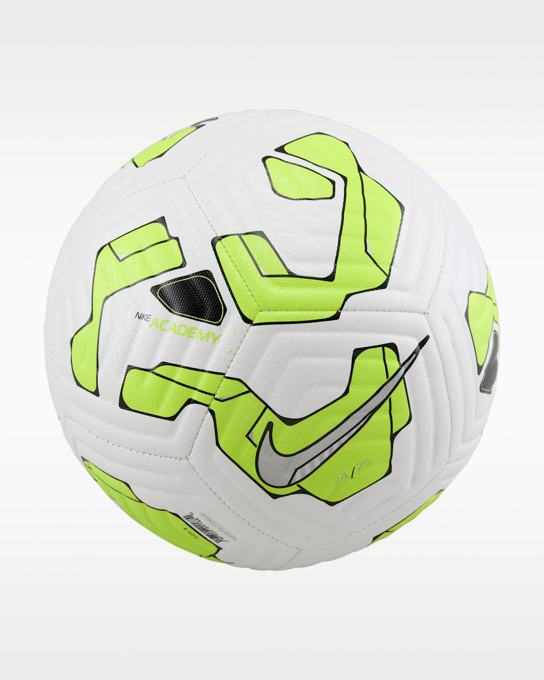 Nike Academy Football - White/Volt/Metallic Silver