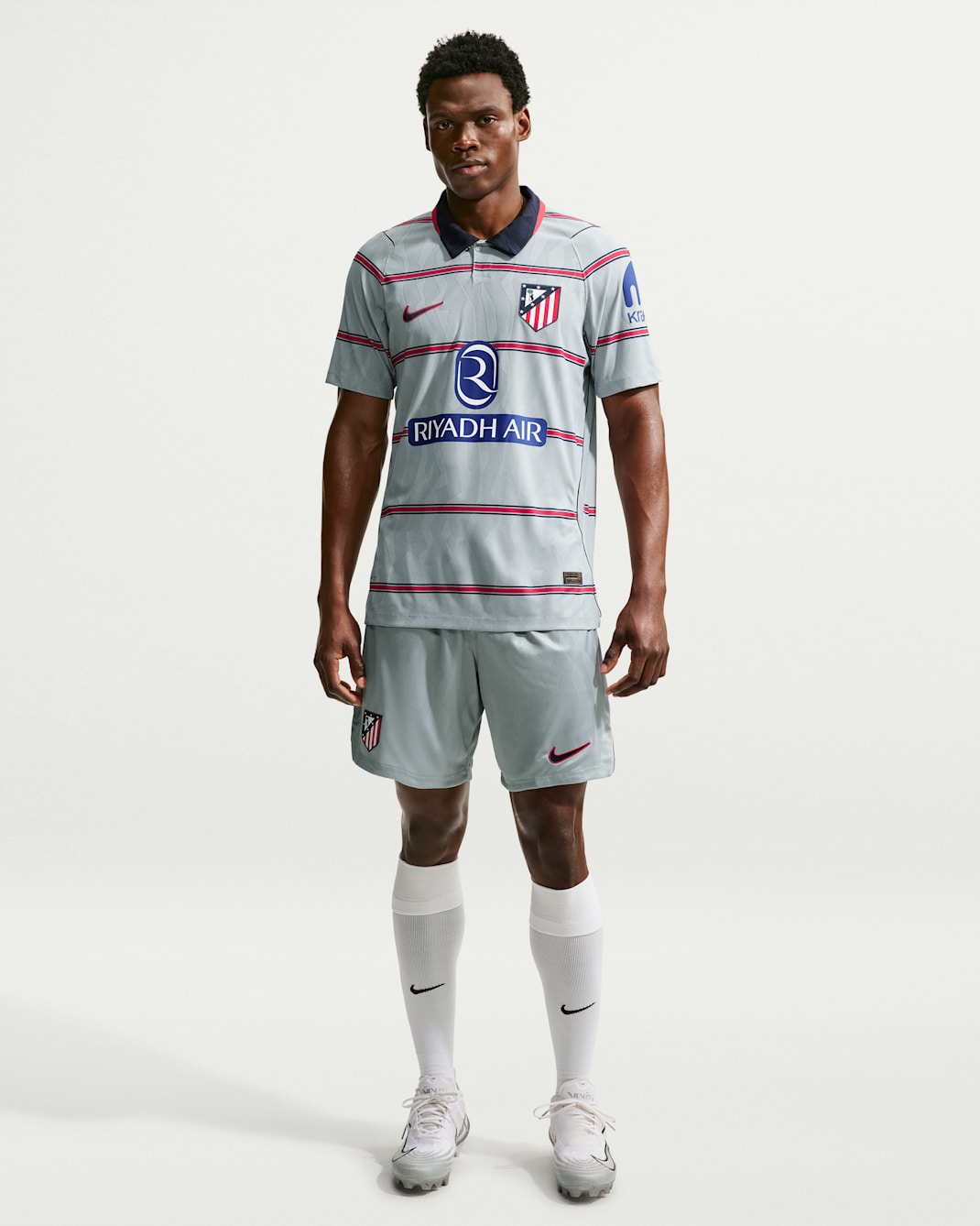 Atlético Madrid 2026/27 Stadium Third Men's Nike Dri-FIT Football Replica Shorts - Light Pumice/Obsidian/Salsa Red/Obsidian