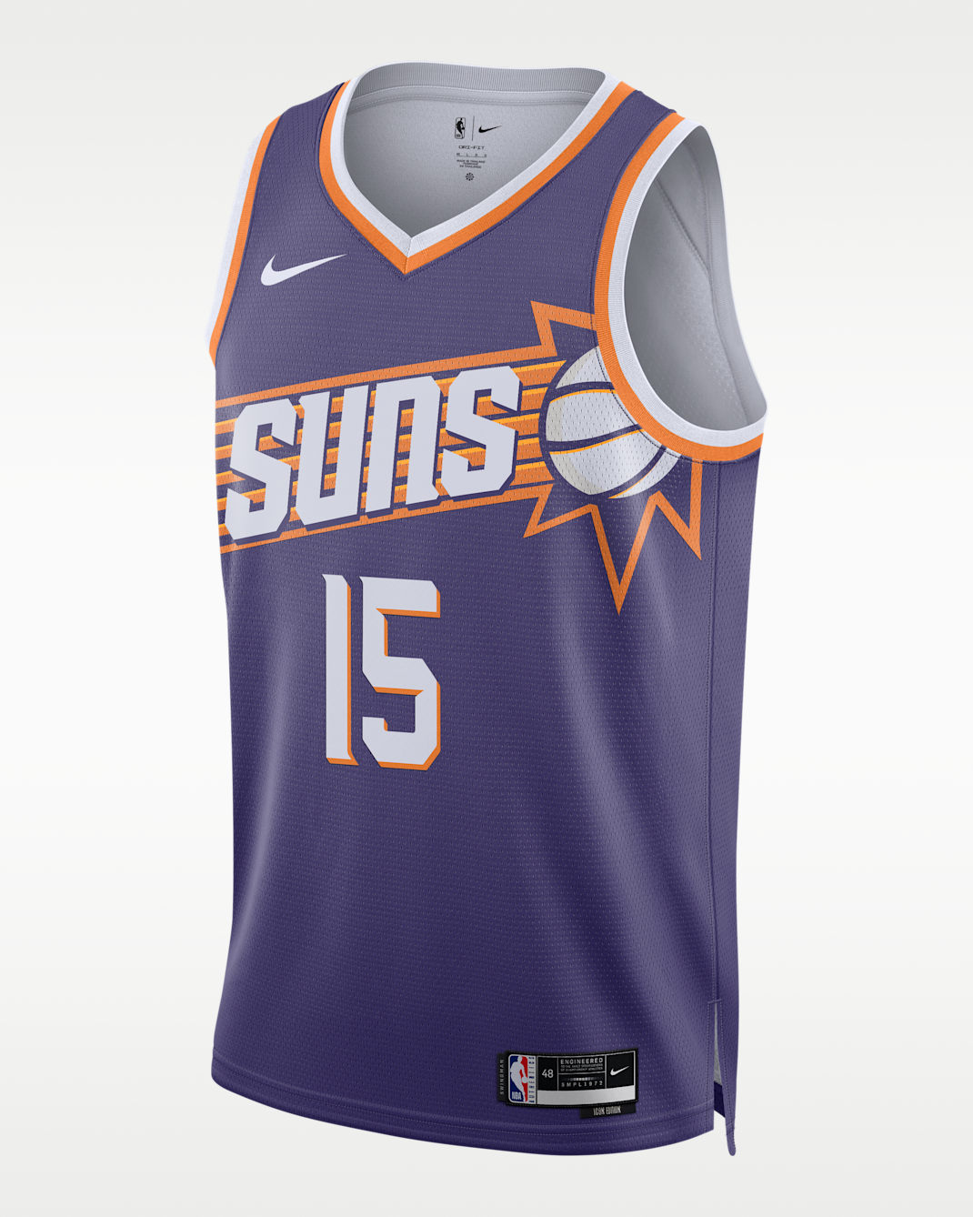 Phoenix Suns Icon Edition Nike Dri-FIT NBA Swingman Jersey - New Orchid