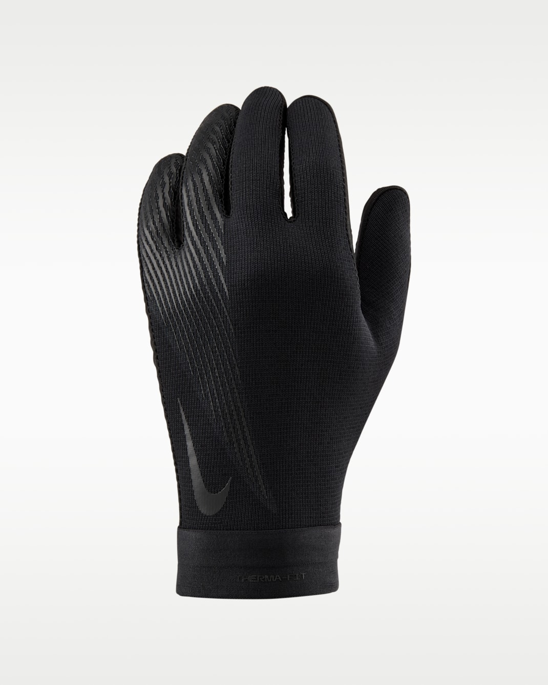 Nike Academy Therma-FIT Football Gloves - Black/Black/Black