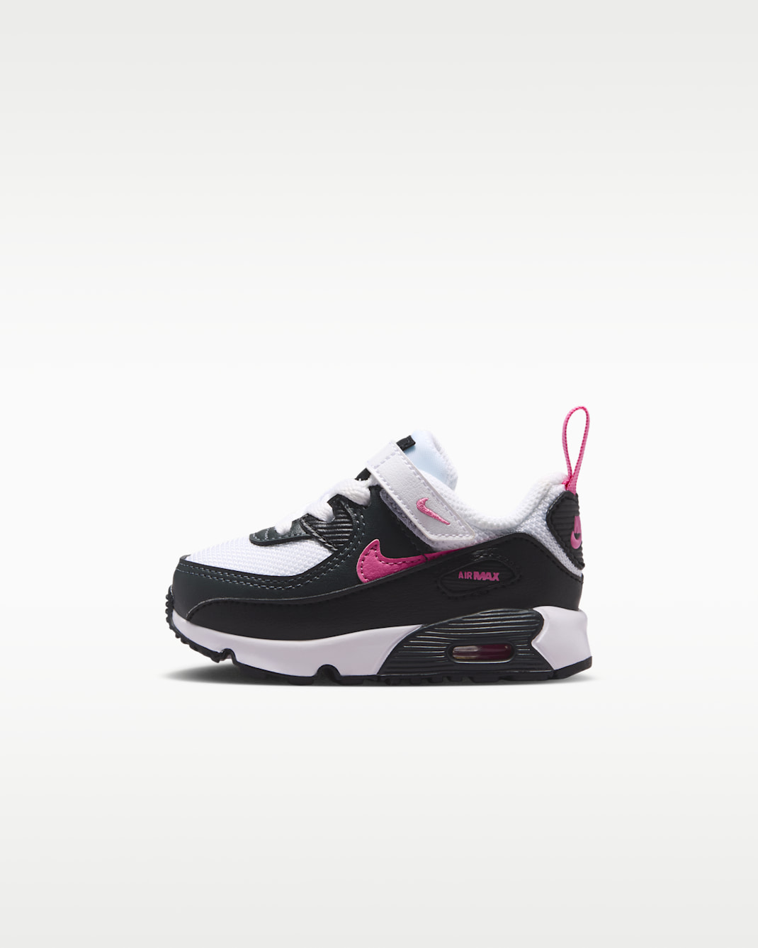 Nike Max 90 Baby/Toddler Shoes - White/Black/Anthracite/Playful Pink