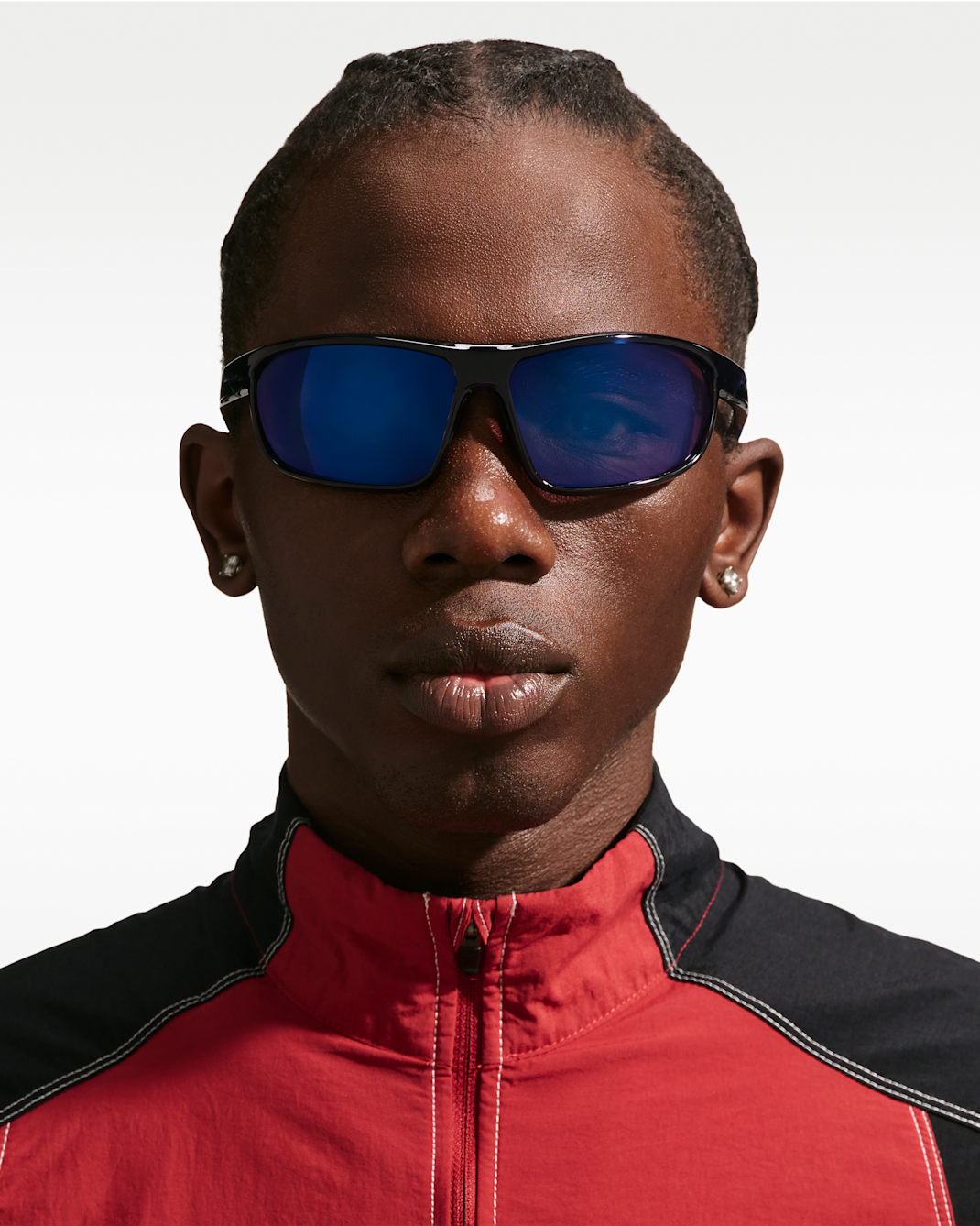 Lentes de sol Road Tint Nike Windtrack Run - Azul marino medianoche/Azul