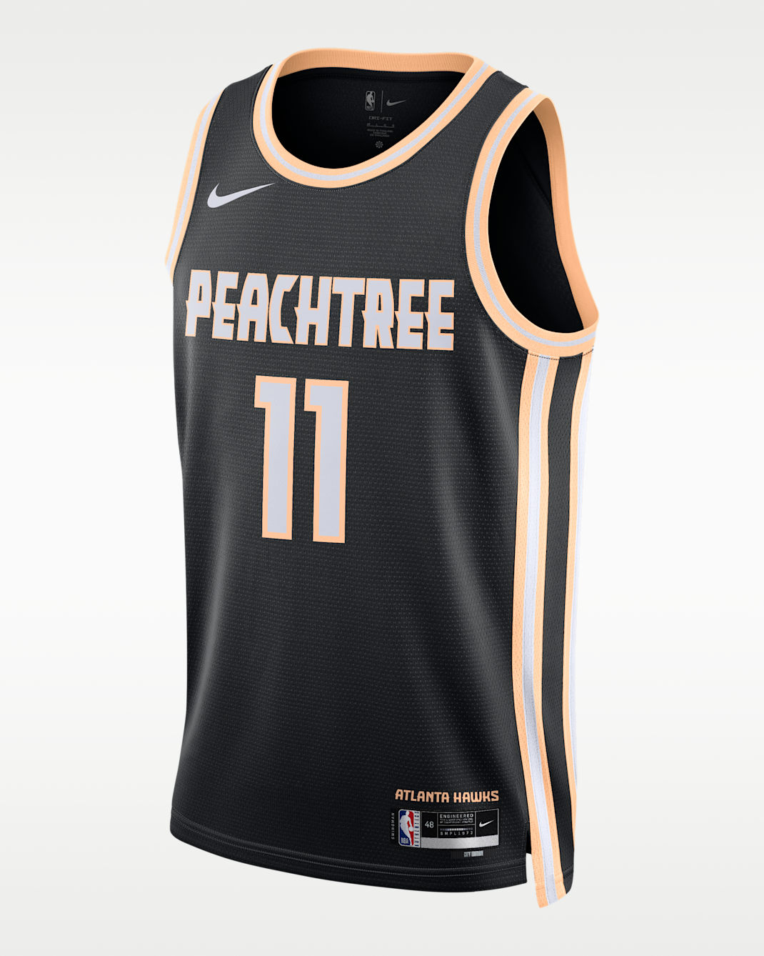 Trae Young Atlanta Hawks City Edition Men's Nike NBA Swingman Jersey - Black