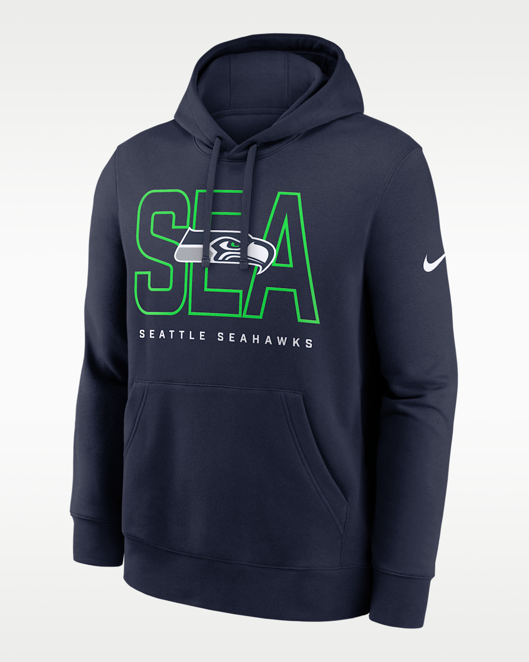 Seattle Seahawks Busted Play Club Men's Nike NFL Pullover Hoodie - Navy