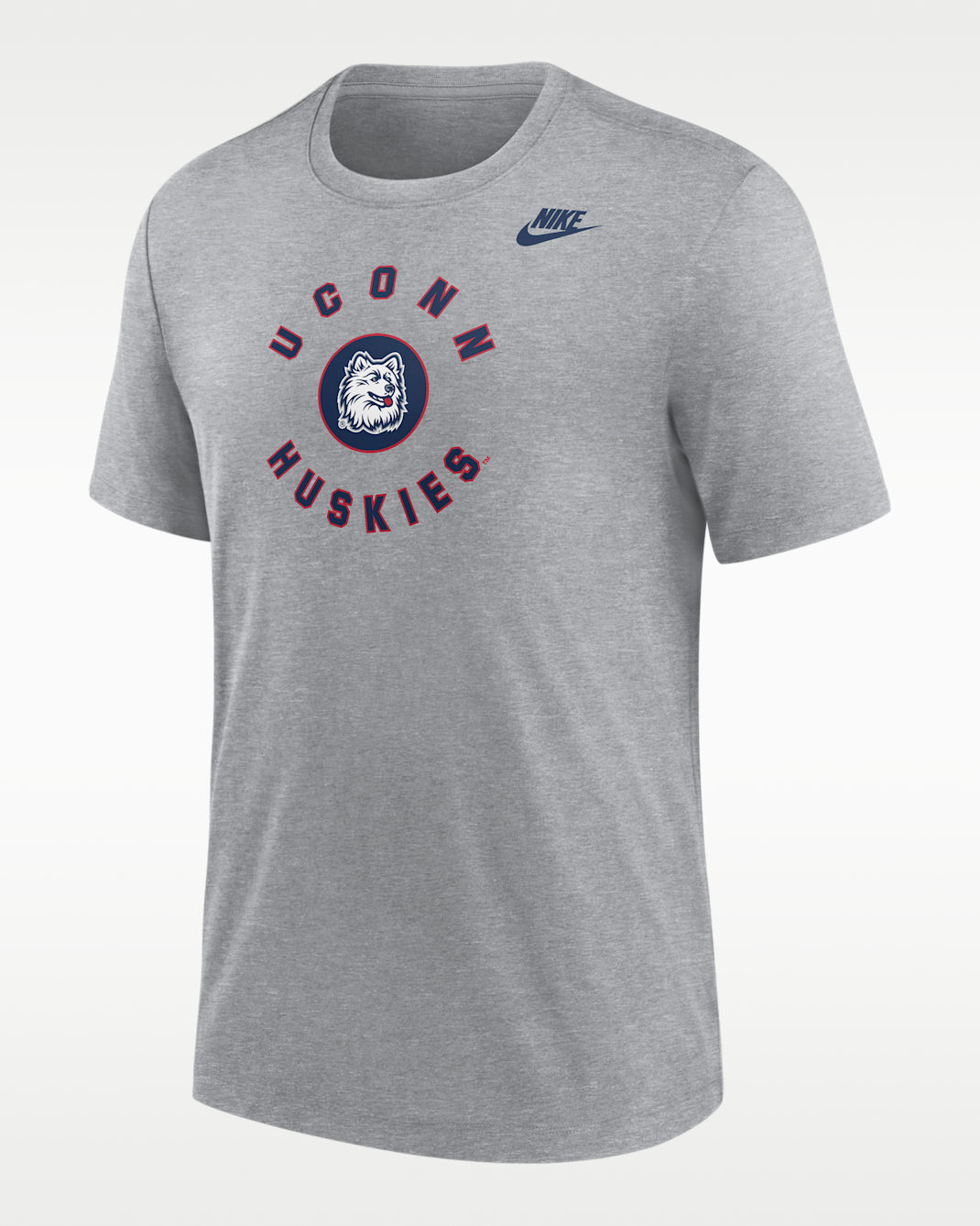 Connecticut Huskies Men's Nike Football Tri-Blend T-Shirt