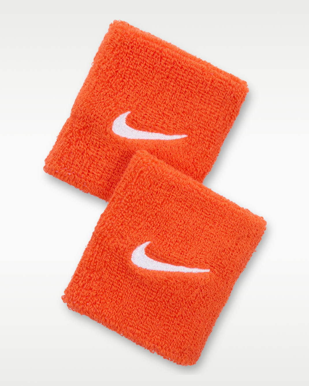 Muñequeras (paquete de 2) Nike Swoosh Classic - Naranja team/Blanco