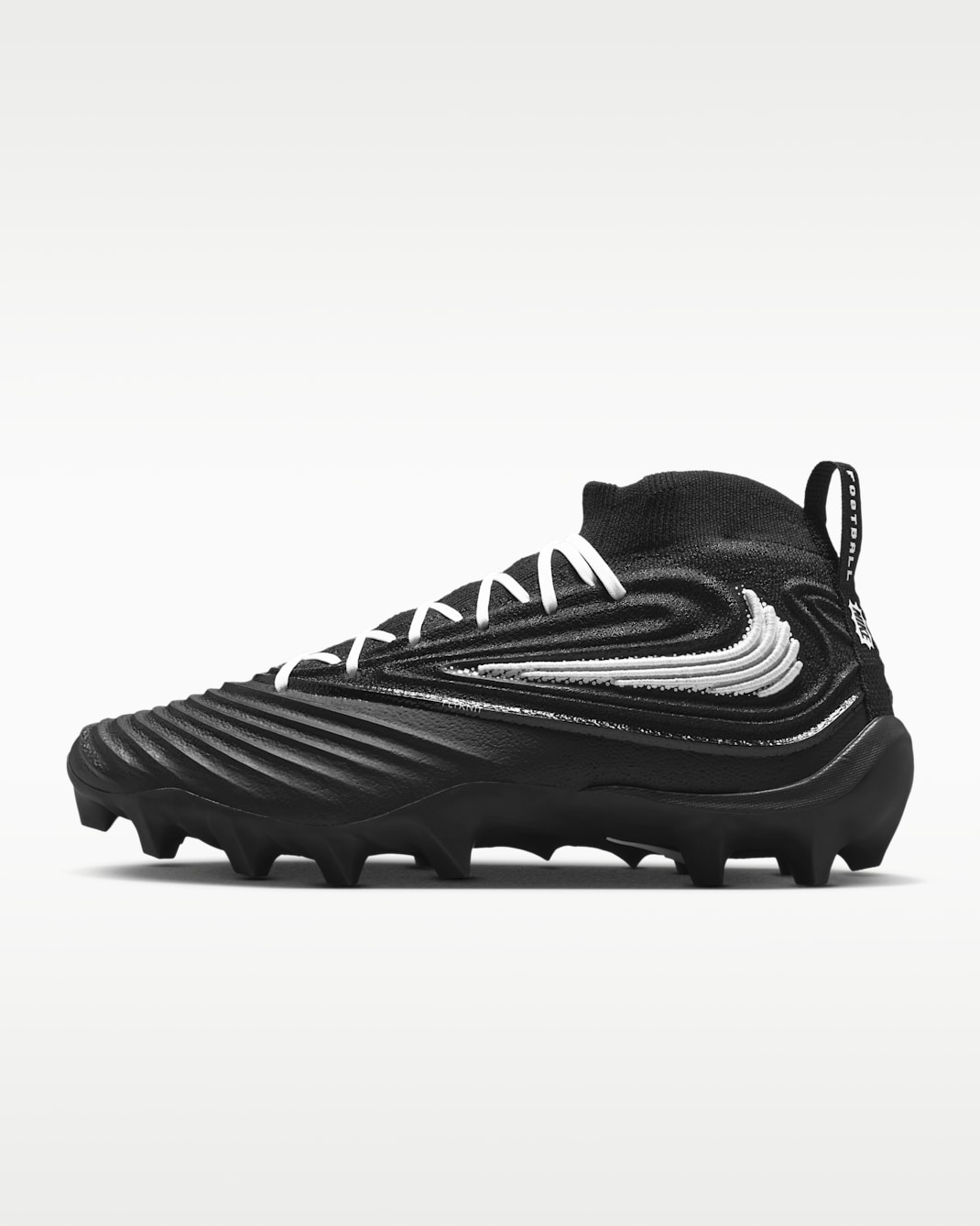 Nike Alpha Menace 5 Elite Men's Football Cleats - Black/Black/White