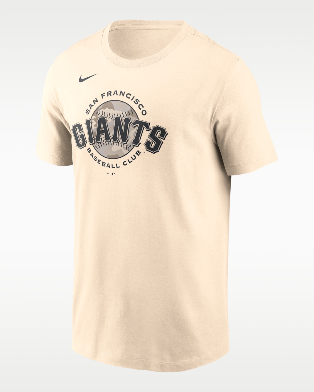 San Francisco Giants Camo Men's Nike MLB T-Shirt - Cream