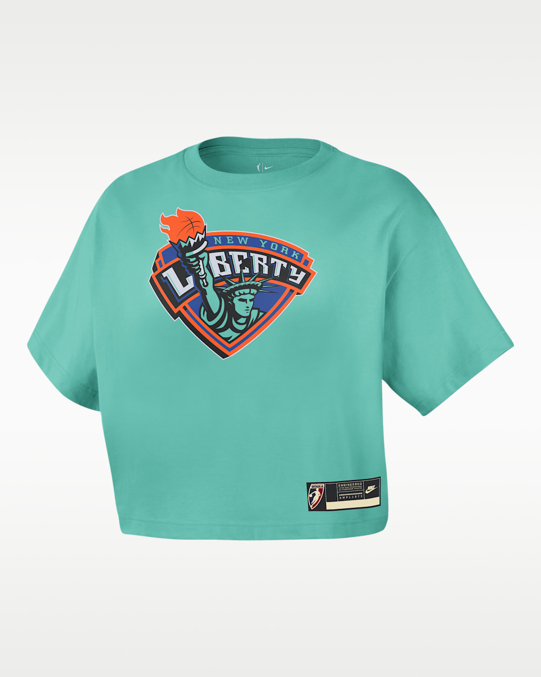 New York Liberty Court Origins Nike Women's WNBA T-Shirt - Mint