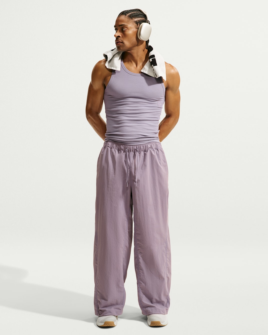 Pantaloni oversize in tessuto N.A.C. Dri-FIT Nike – Uomo - Purple Smoke/Purple Smoke