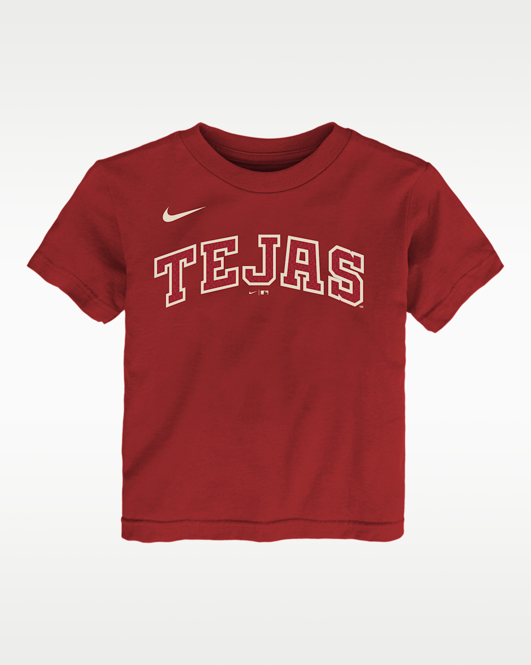 Playera Nike de la MLB infantil Corey Seager, Texas Rangers, edición City Connect - Rojo