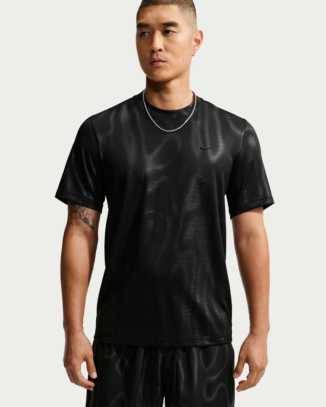 Nike N.A.C. Primary Men's Dri-FIT Short-Sleeve Training Top - Black/Black