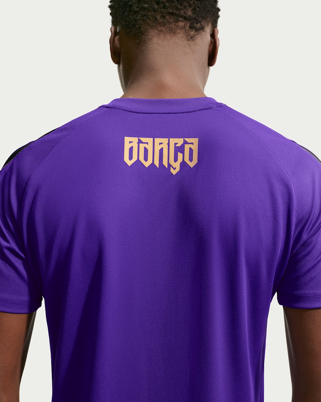 FC Barcelona Strike Away Men's Kobe Dri-FIT Soccer Short-Sleeve Top