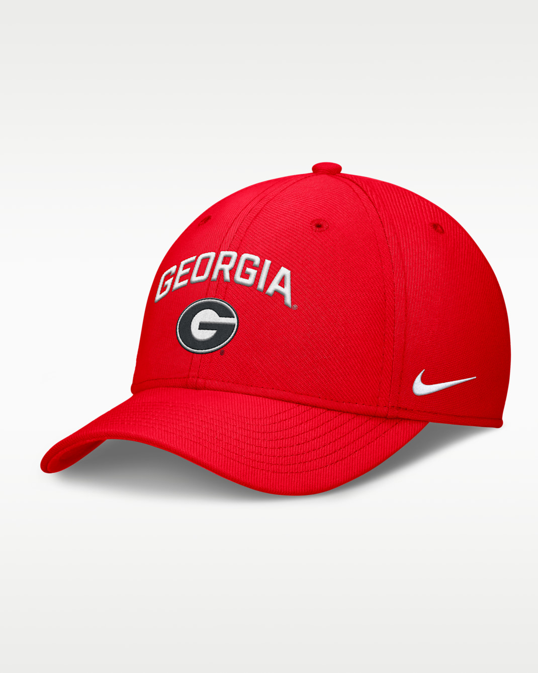 Georgia On-Field Rise Swoosh Men's Nike Dri-FIT College Hat - Red