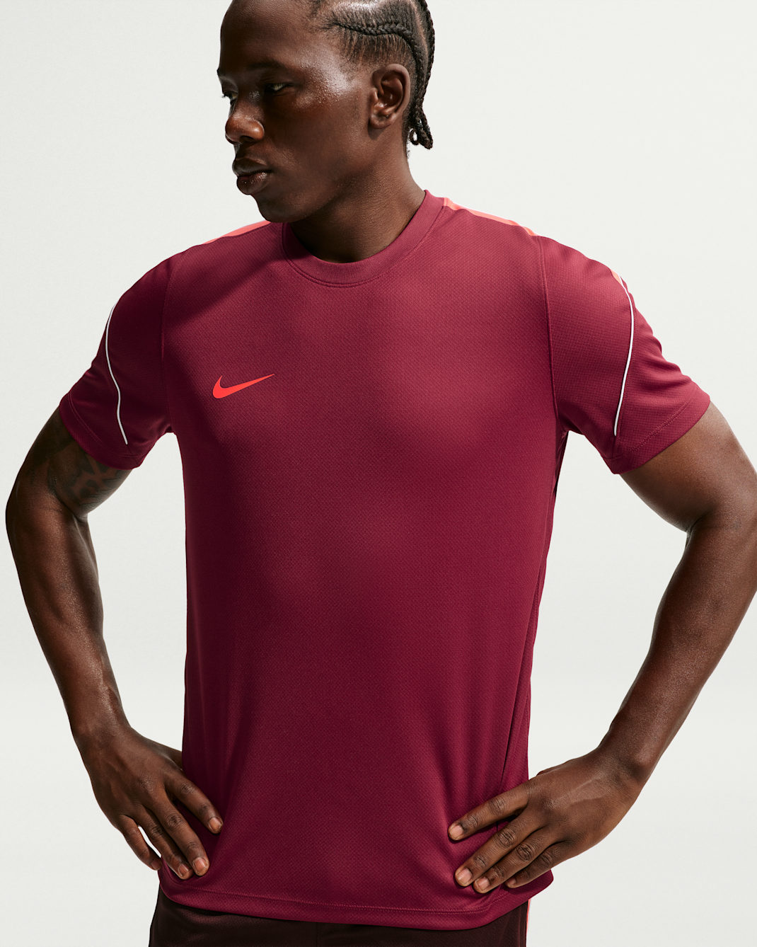Nike Strike Men's Dri-FIT Short-Sleeve Football Top - Team Red/Bright Crimson/White/Bright Crimson