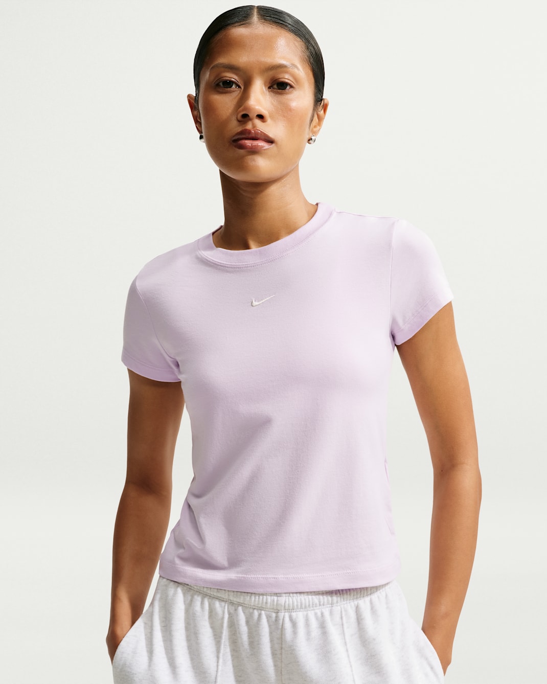 Nike Sportswear Chill Knit Women's T-shirt - Bleached Lilac