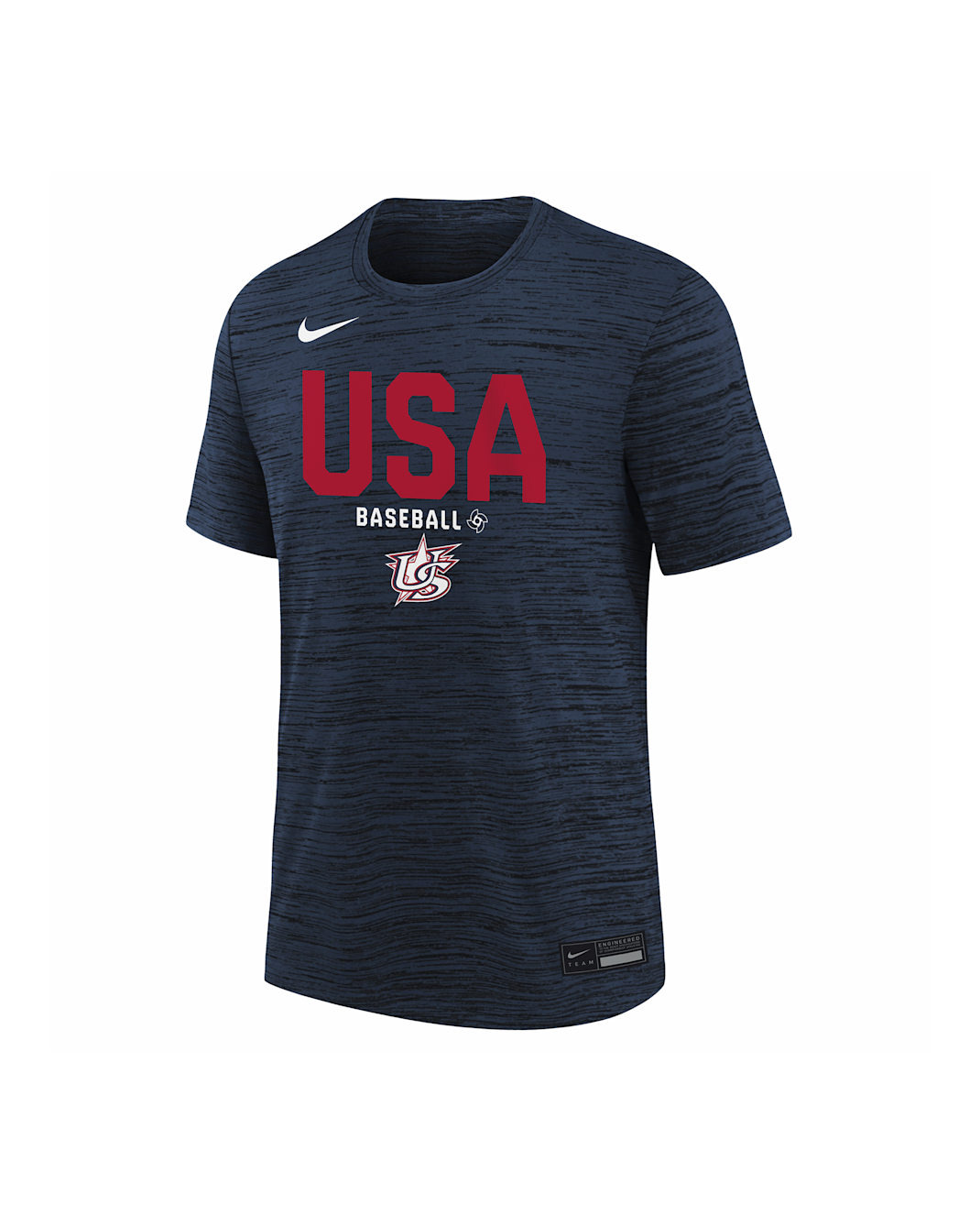 USA Baseball 2026 World Baseball Classic Velocity Youth Nike Dri-FIT T-Shirt - Navy
