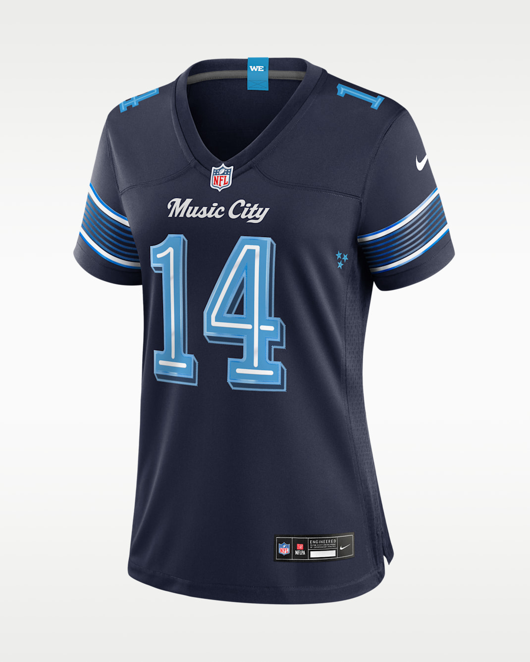 Carnell Tate Tennessee Titans Rivalries Collection Women's Nike NFL Game Jersey - Navy