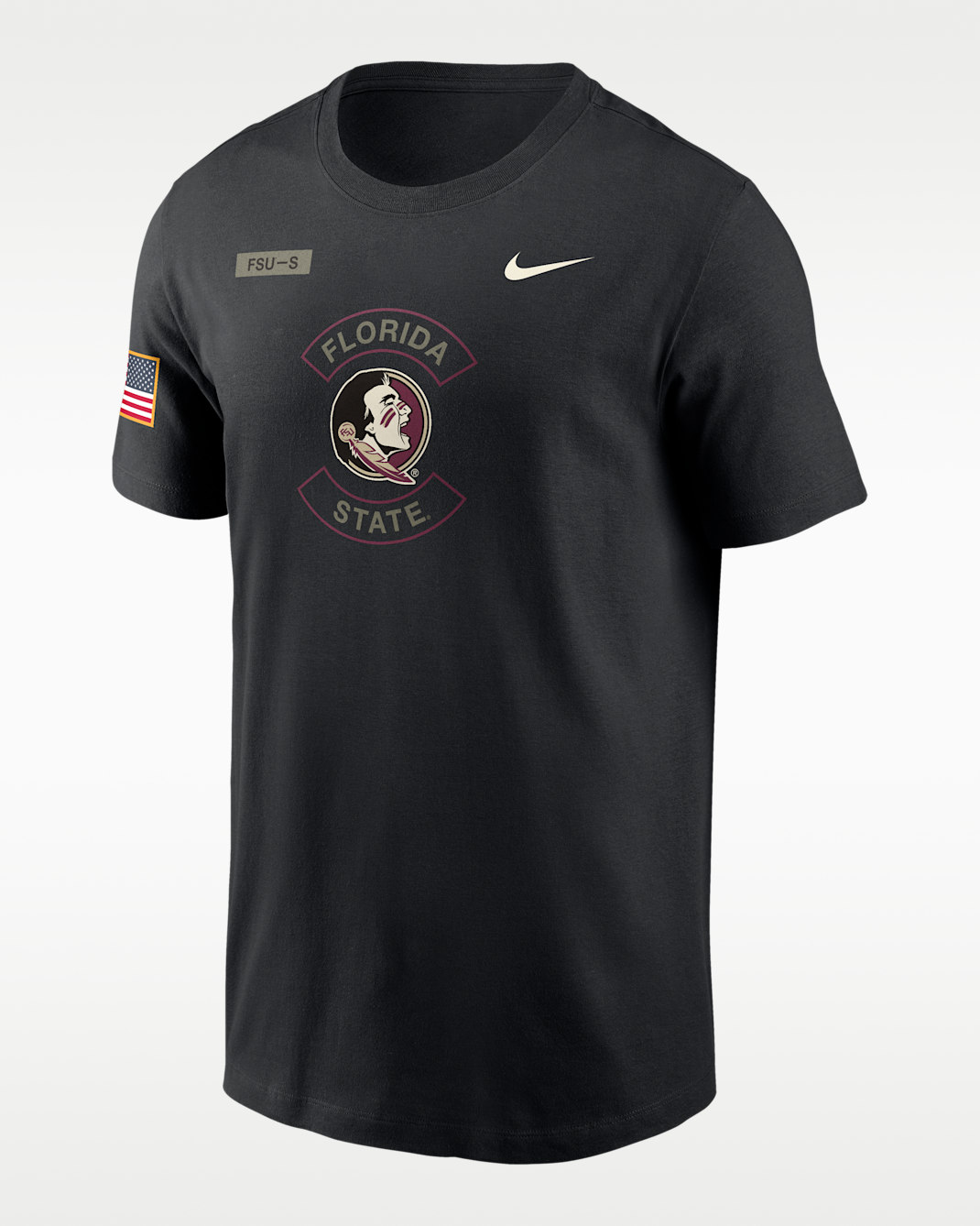 Florida State Military Appreciation Men's Nike Dri-FIT College T-Shirt - Black