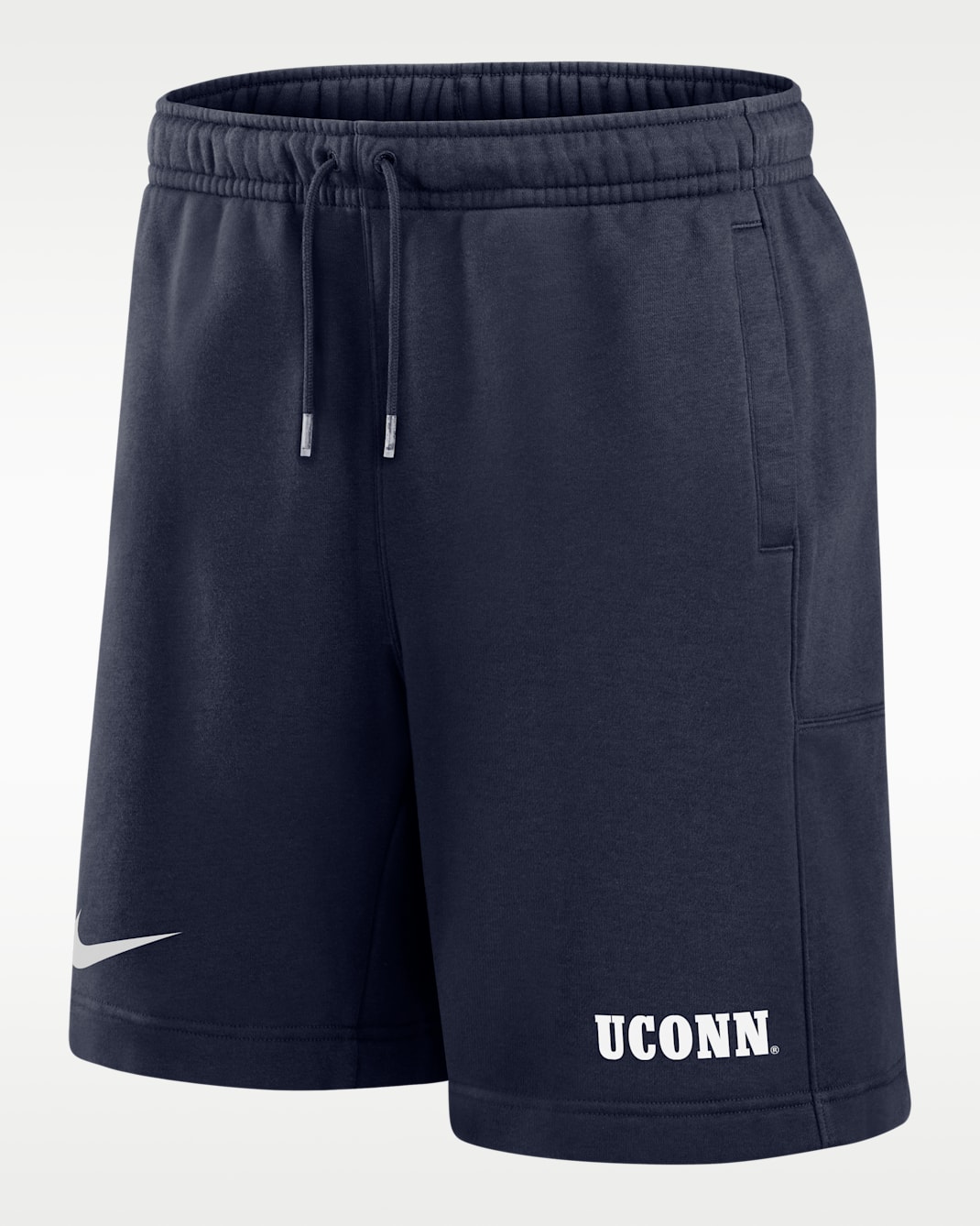 Shorts Nike de tejido Fleece para hombre Connecticut Huskies Club - Azul marino universitario