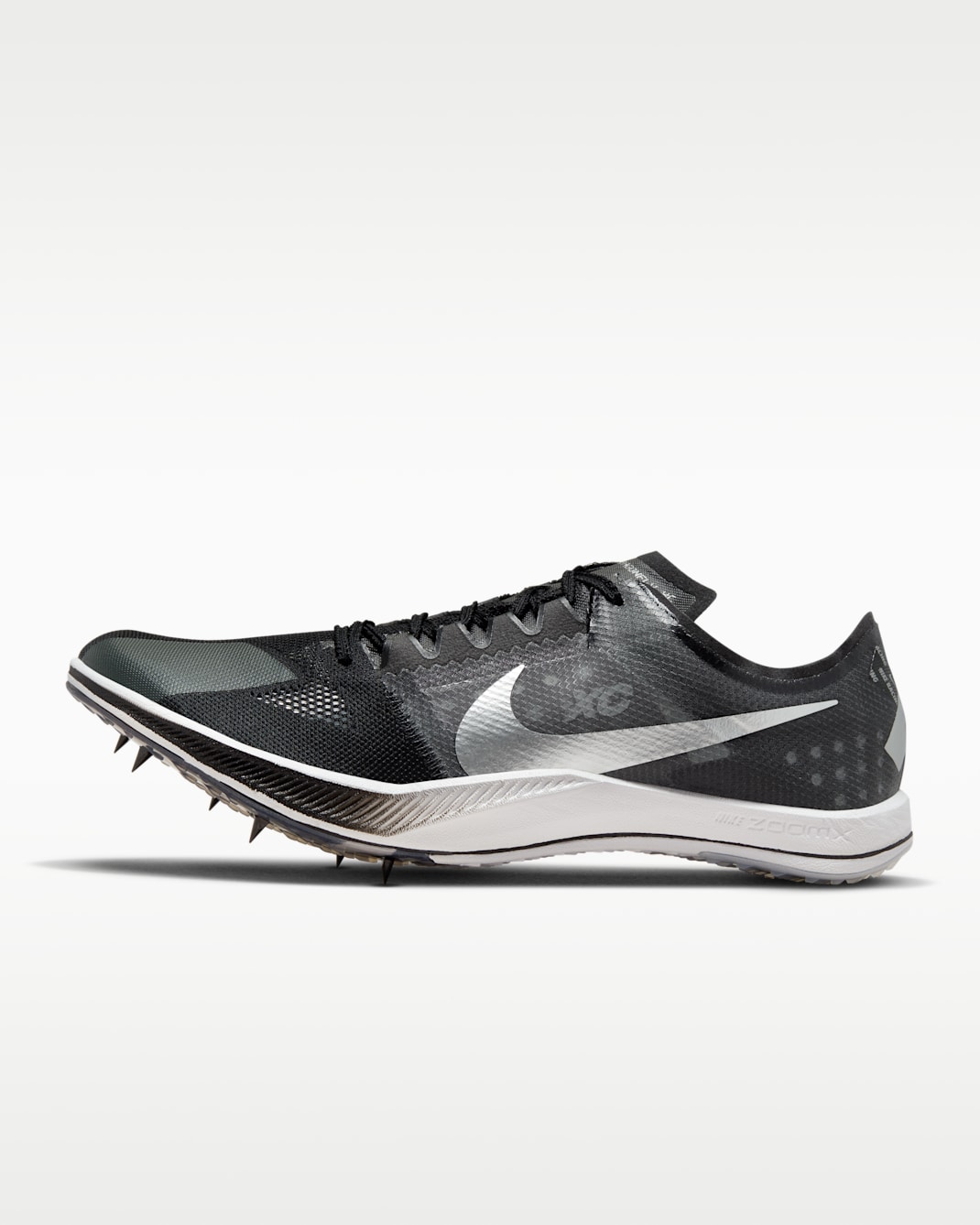 Nike Dragonfly XC Cross-Country Spikes - Black/Dark Smoke Grey/White/Metallic Silver