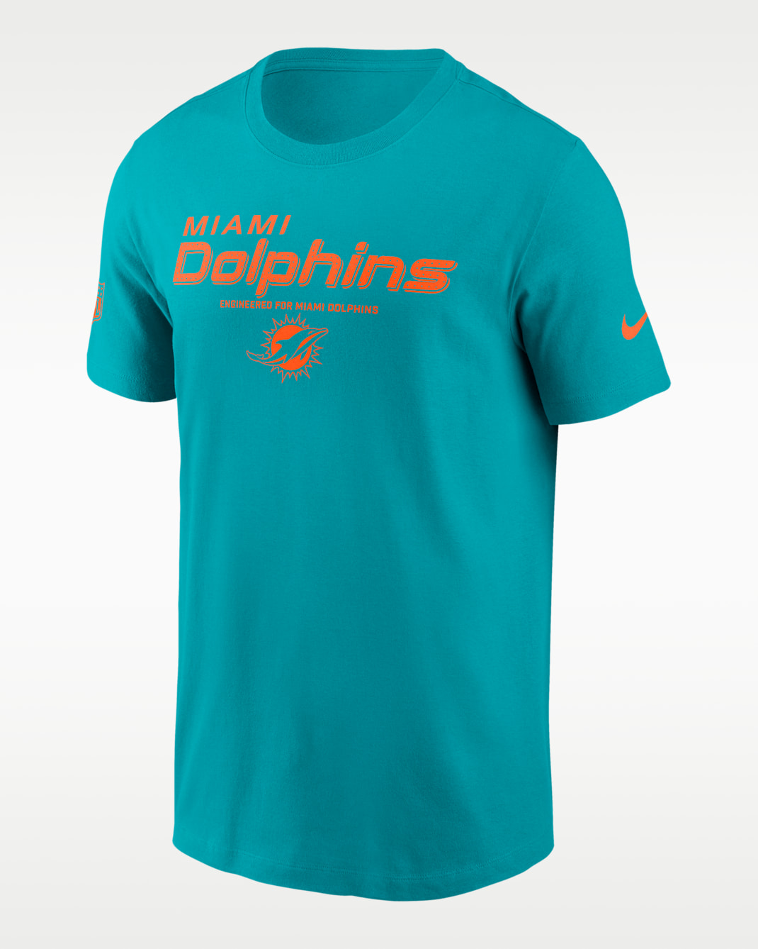 Miami Dolphins Sideline Team Issue Men's Nike Dri-FIT NFL T-Shirt - Aqua