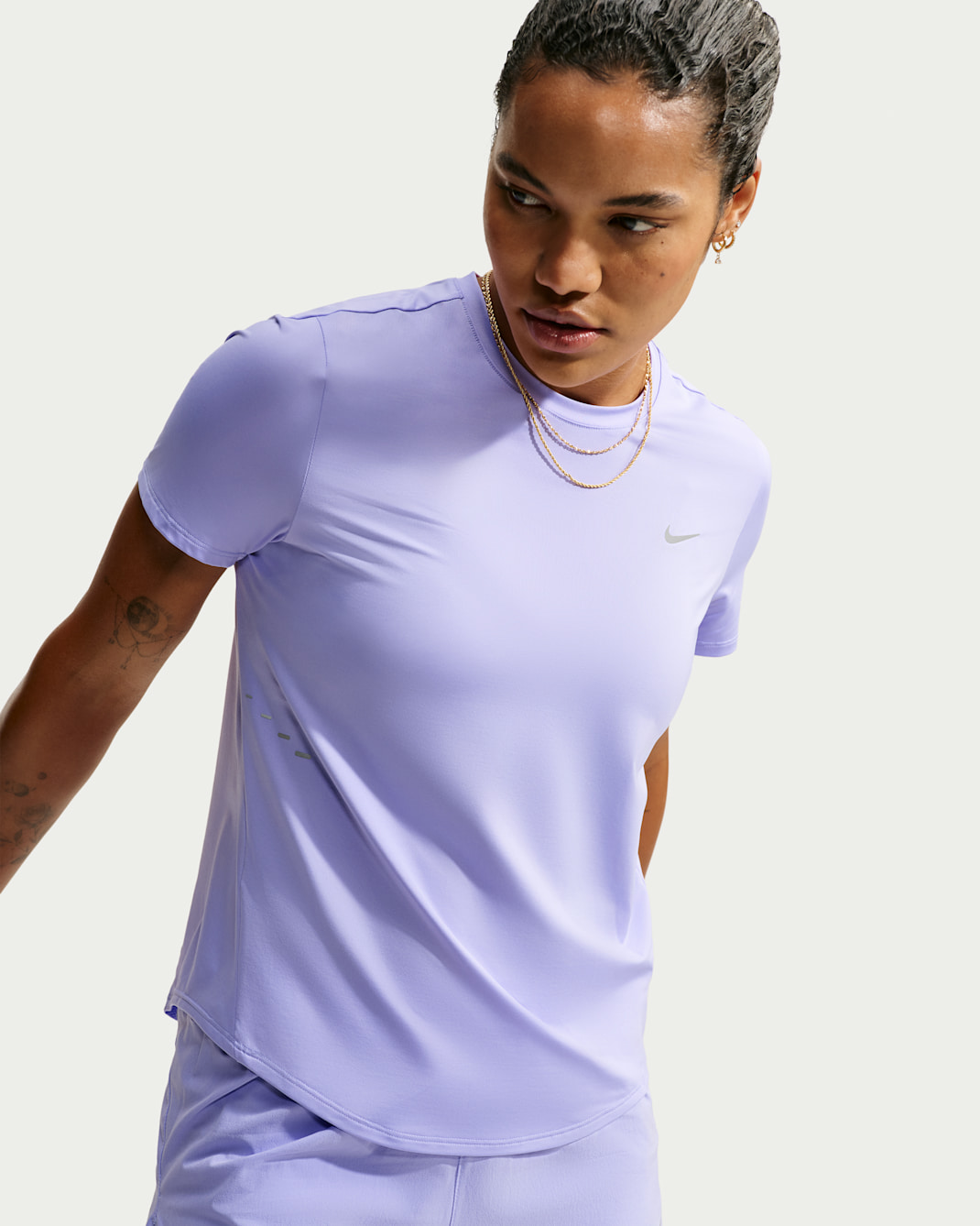 Nike Swift Women's Dri-FIT Short-Sleeve Running Top - Purple Pulse