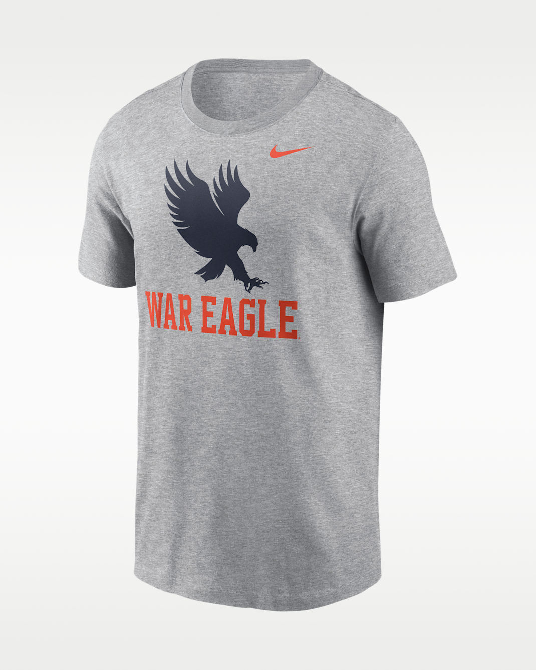 Auburn Primetime Logo Mantra Men's Nike College T-Shirt - Grey Heather