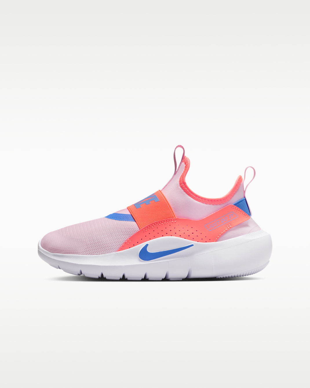 ナイキ フレックス ランナー 4 ジュニア ランニングシューズ - ピンクフォーム/ブライトマンゴー/ホワイト/ロイヤルパルス