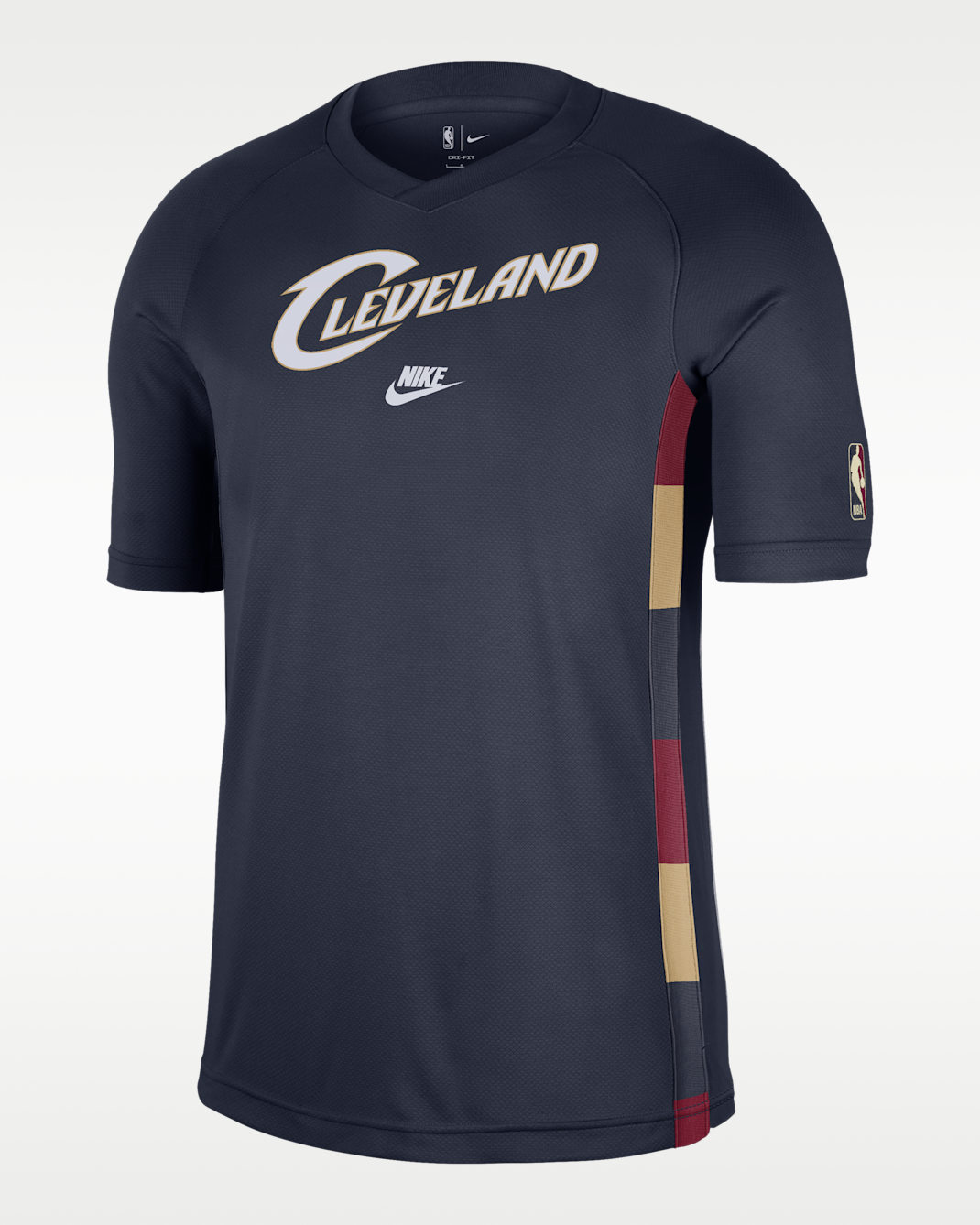 Cleveland Cavaliers 2025/26 Hardwood Classics Men's Nike NBA Dri-FIT Short-Sleeve Top - College Navy/White